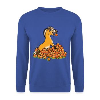 Apple fjord! - Unisex Sweatshirt - royal blue - Front - Alina (178cm) & Michal (187cm)