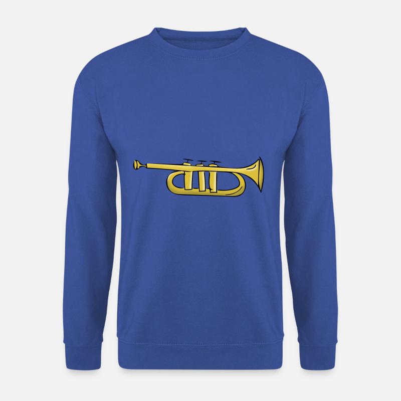 Trompette de bande dessinée - Sweat-shirt Unisexe - bleu royal