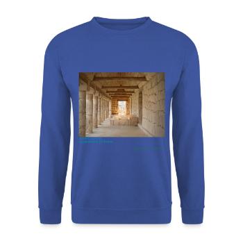 Stargate - Sweat-shirt Unisexe - bleu royal - Devant - Alina (178cm) & Michal (187cm)