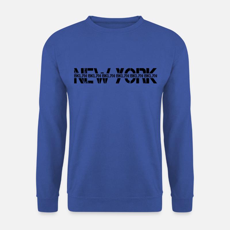 New York Stadtbezirk Brooklyn - Unisex Pullover - Royalblau
