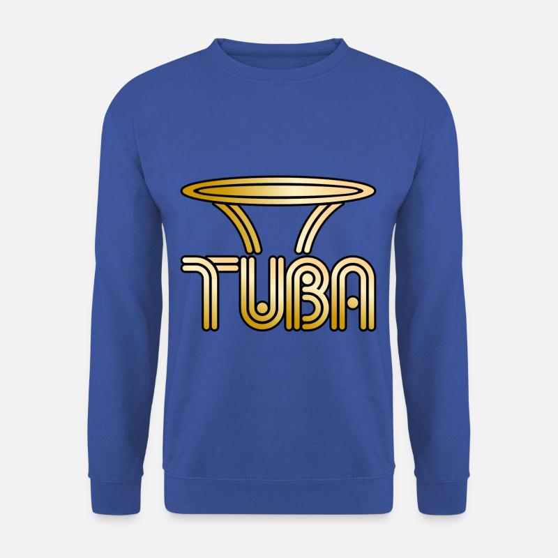 Tuba Design - Unisex Pullover - Royalblau