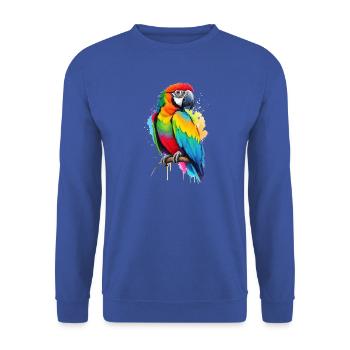 Ara - Unisex Pullover - Royalblau - Vorne - Alina (178cm) & Michal (187cm)