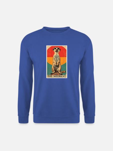Meerkat Erdmännchen - Unisex Pullover - Royalblau