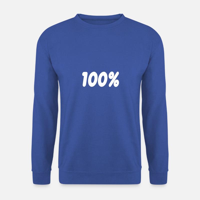 100% - Unisex Pullover - Royalblau