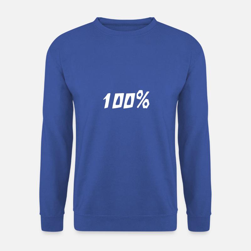 100% - Unisex Pullover - Royalblau