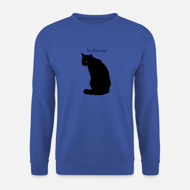 le chat noir - Unisex Pullover - Royalblau