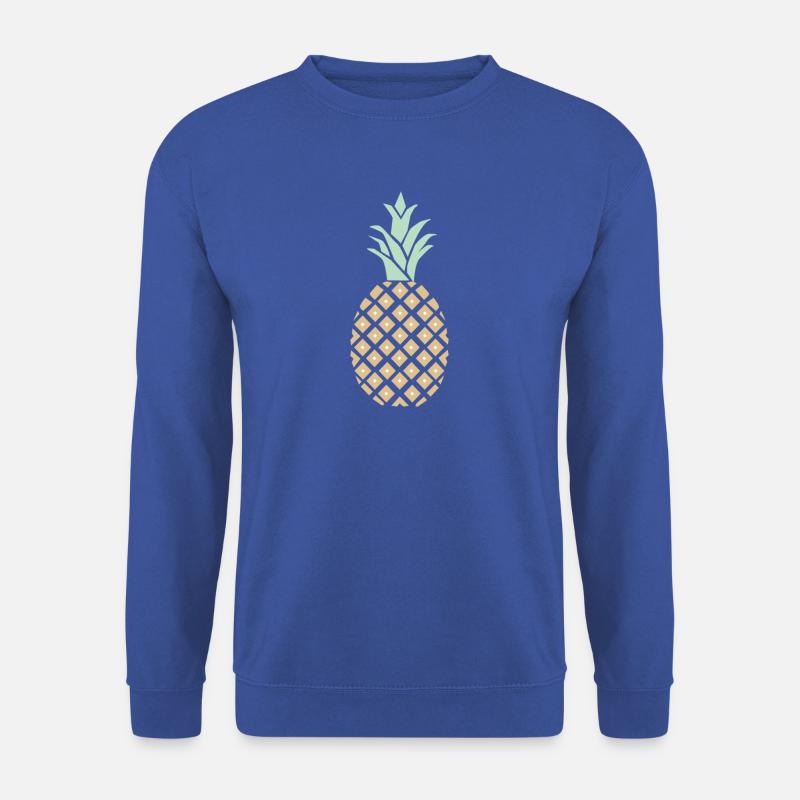 Pineapple with pattern - Unisex Sweatshirt - royal blue