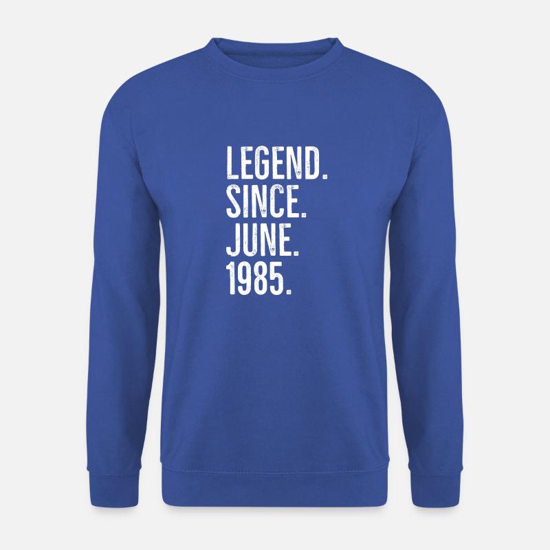 Legende seit Juni 1985 - Unisex Pullover - Royalblau