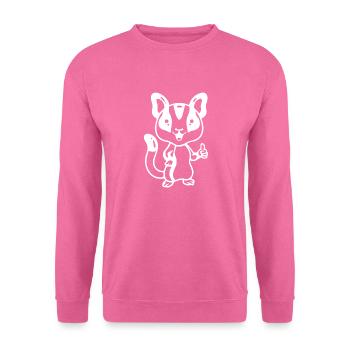 CHIEN CHAT ANIMAL DE COMPAGNIE - Sweat-shirt Unisexe - rose - Devant