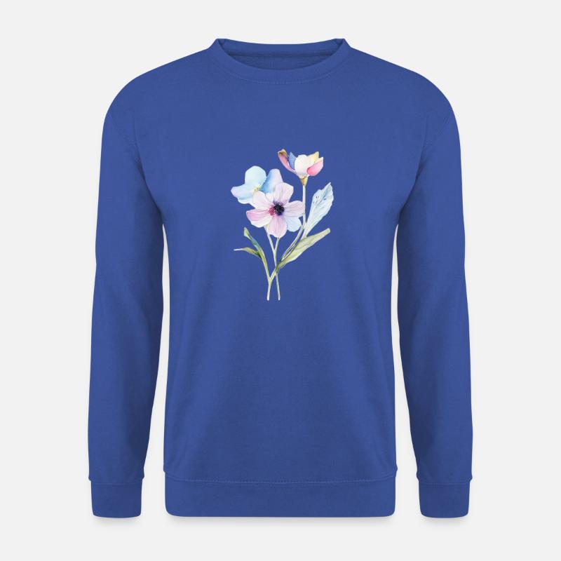 Tiny Flower - Unisex Sweatshirt - royal blue