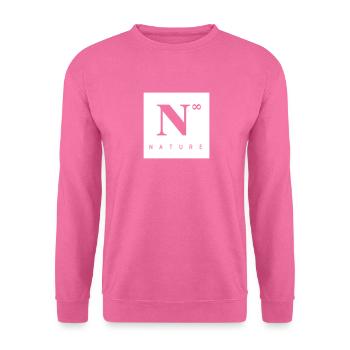 La nature - Sweat-shirt Unisexe - rose - Devant