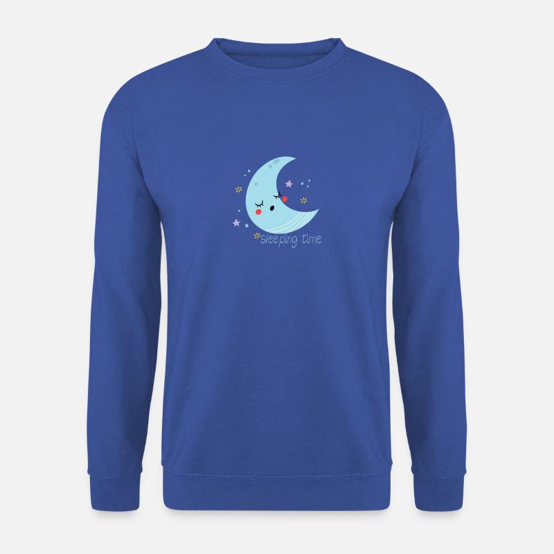sleeping time - Unisex Pullover - Royalblau