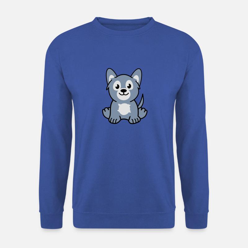 young wolf - Unisex Pullover - Royalblau