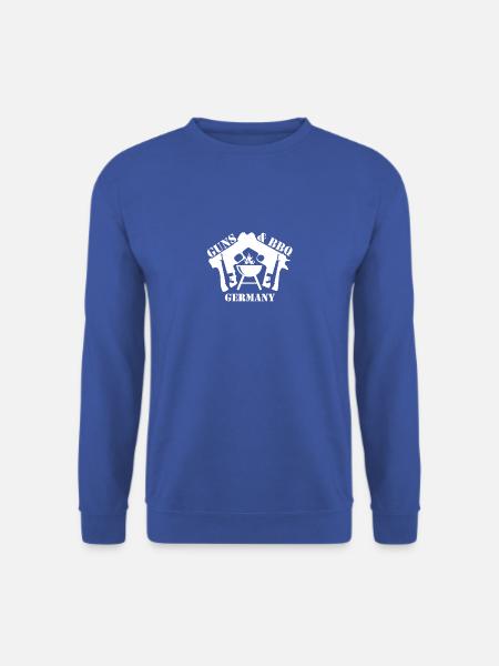 Guns & BBQ Germany - Unisex Pullover - Royalblau