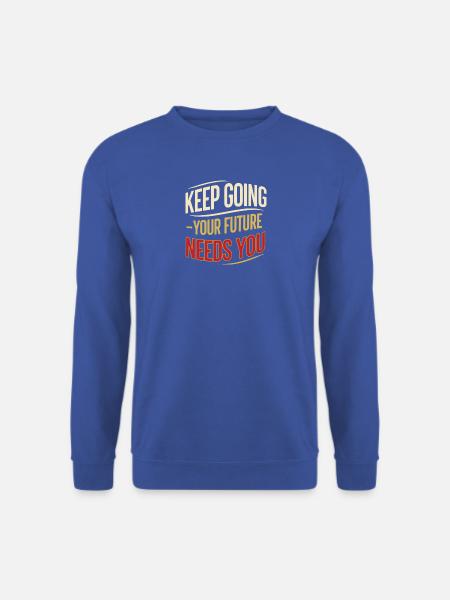 Weiter in die Zukunft - Unisex Pullover - Royalblau