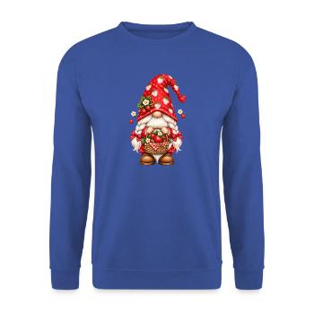 Süße Zwerge unter den Gnomen - Unisex Pullover - Royalblau - Vorne - Alina (178cm) & Michal (187cm)