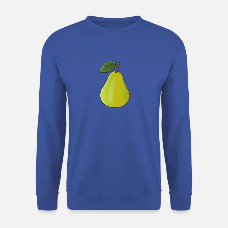 Pear with leaf - Unisex Sweatshirt - royal blue