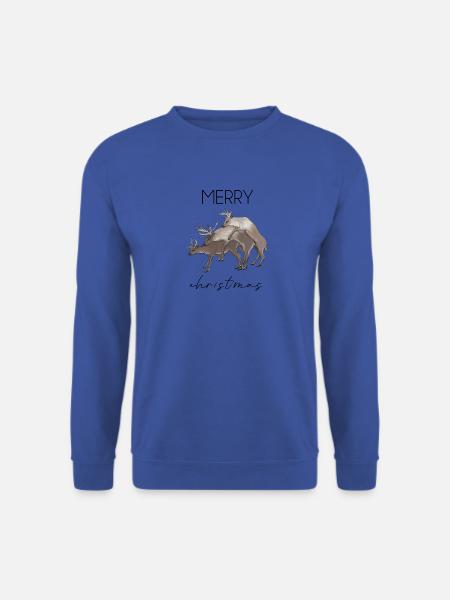 Rentierspaß - Unisex Pullover - Royalblau