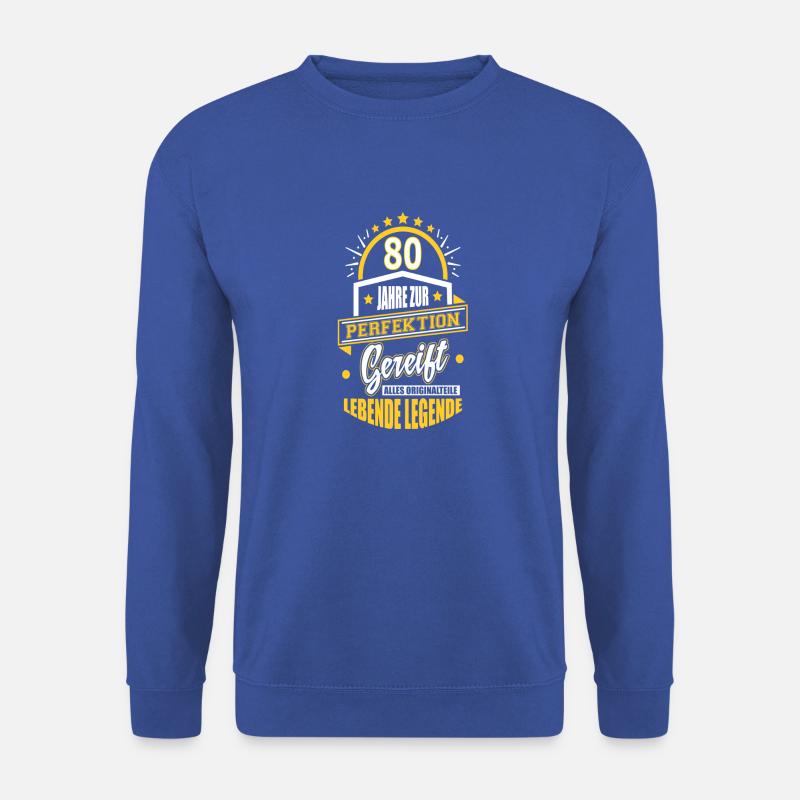 80 - Unisex Pullover - Royalblau
