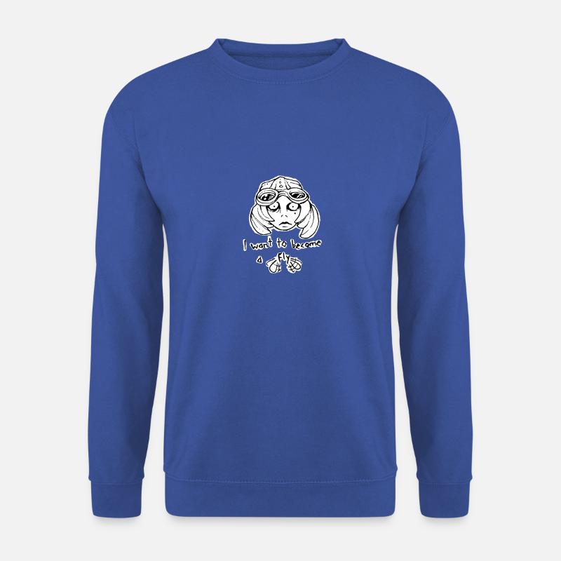 Werde eine Fliege - Unisex Pullover - Royalblau