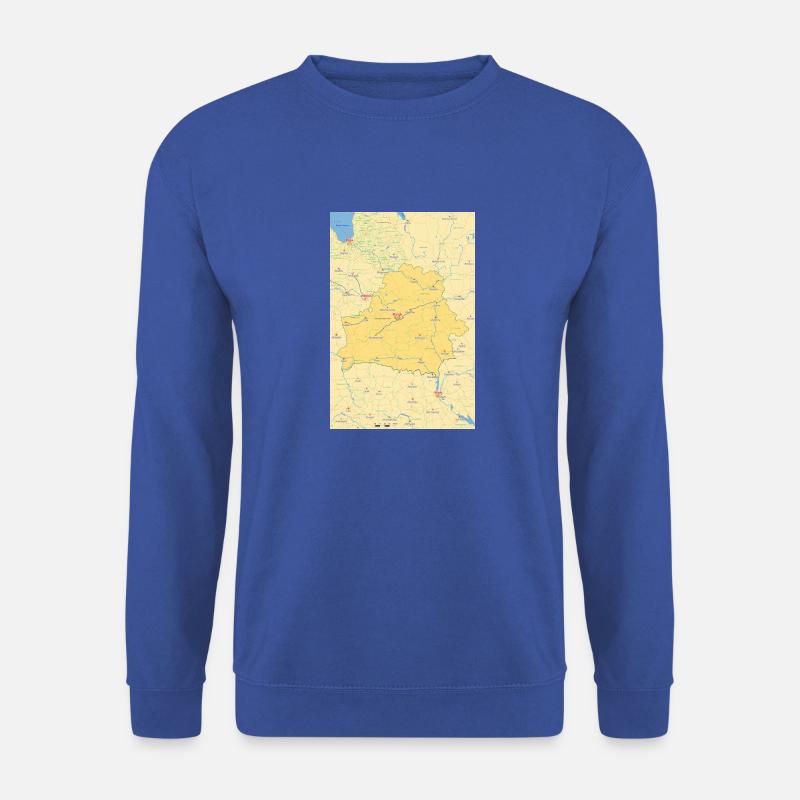 Biélorussie Carte Biélorussie - Sweat-shirt Unisexe - bleu royal