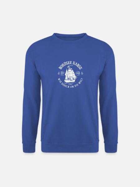 Nordsee Hanse - Unisex Pullover - Royalblau