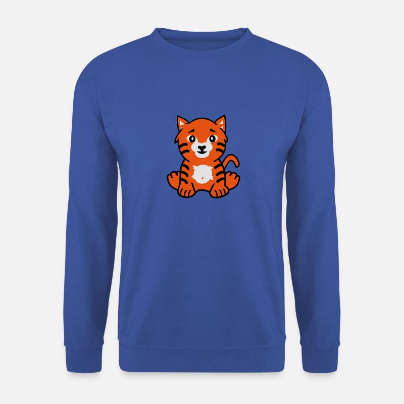 tiger - Unisex Pullover - Royalblau