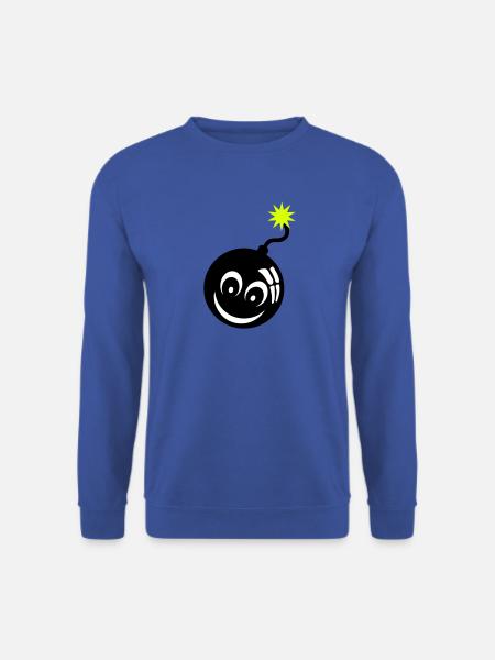bomb smiley bomb wick 907 - Unisex Sweatshirt - royal blue