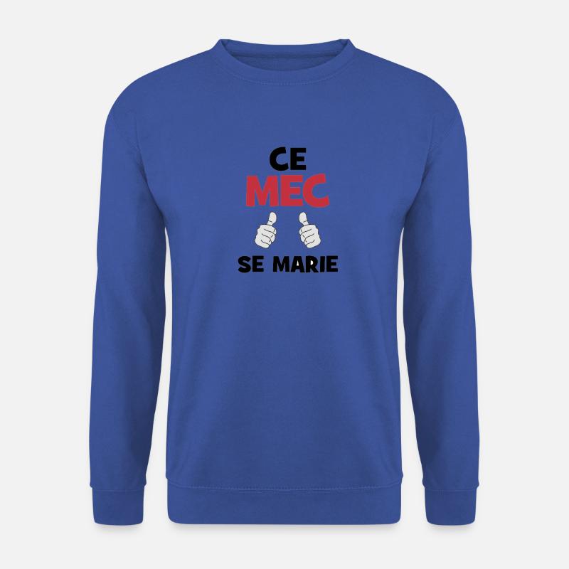 this guy is getting married - Unisex Sweatshirt - royal blue