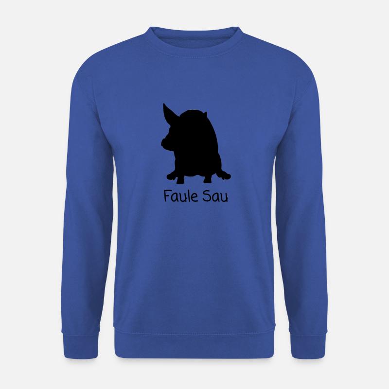 Lazy pig - Unisex Sweatshirt - royal blue