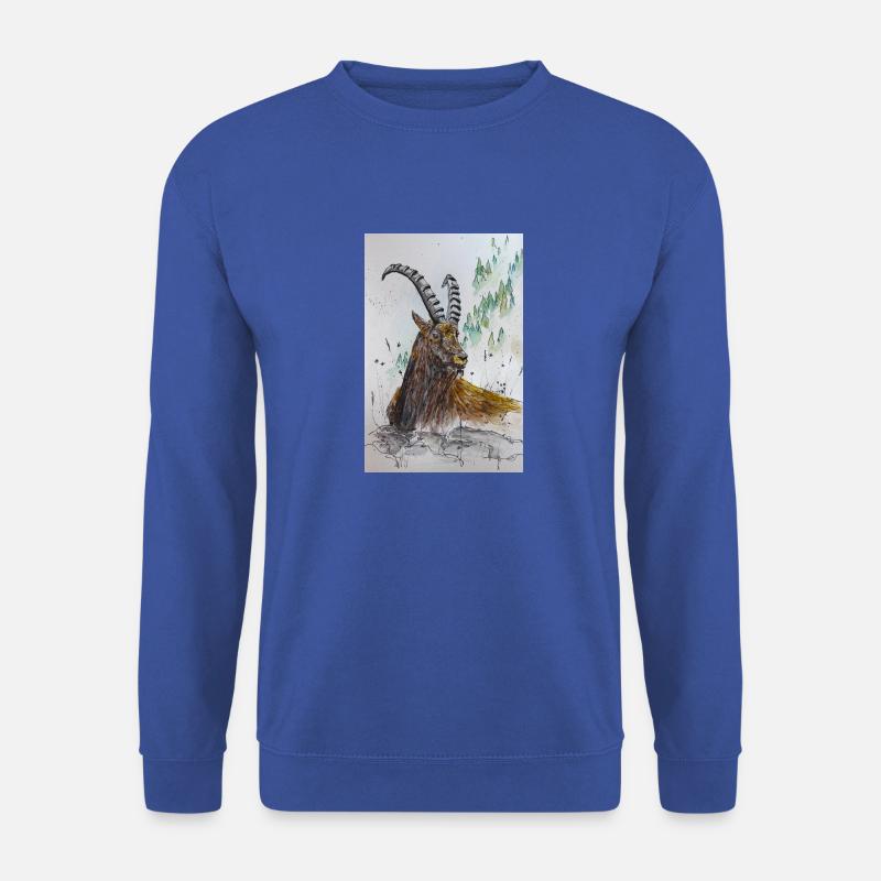 Steinbock Capricorn - Unisex Pullover - Royalblau