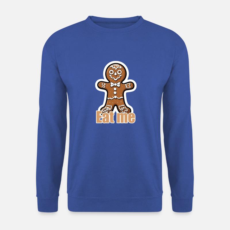 Lebkuchenmann / Weihnachten / Weihnachtsmann - Unisex Pullover - Royalblau