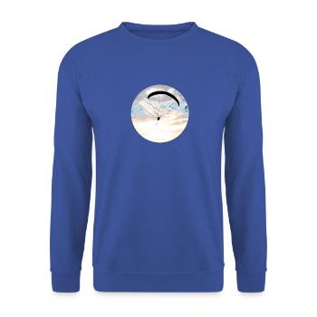 Parapente avec Shadow - Sweat-shirt Unisexe - bleu royal - Devant - Alina (178cm) & Michal (187cm)