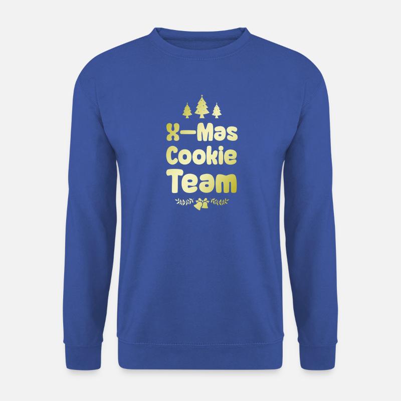 Weihnachts Kekse Backen Team Xmas - Unisex Pullover - Royalblau