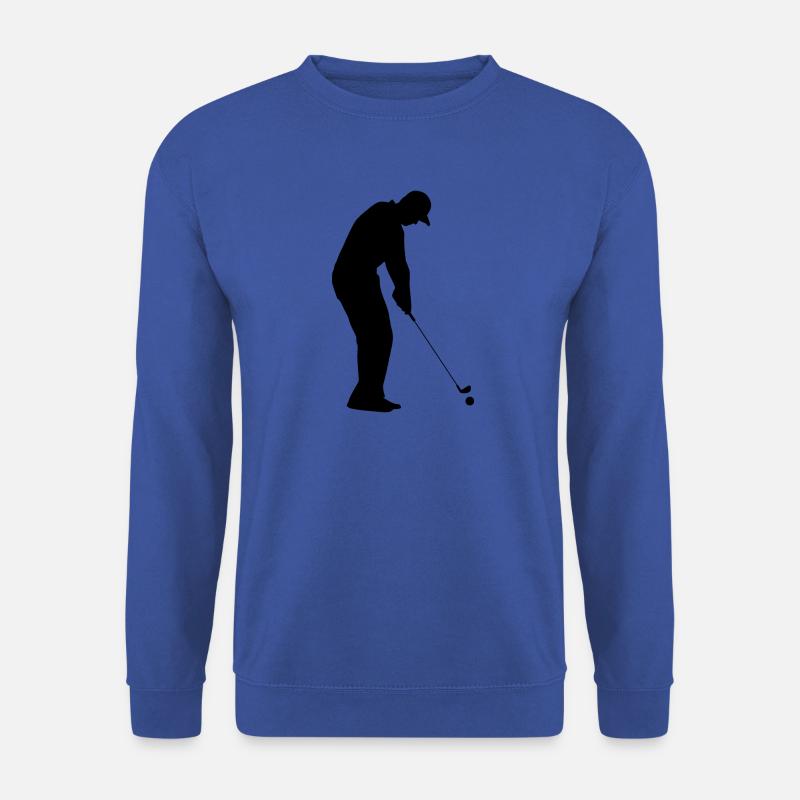 Golf Golfer Golfer Terrain de golf - Sweat-shirt Unisexe - bleu royal