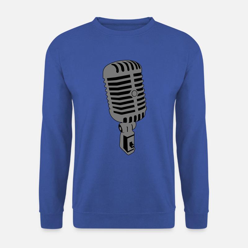 Mikrofon - Unisex Pullover - Royalblau