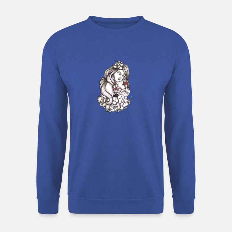 Skull love - Unisex Pullover - Royalblau