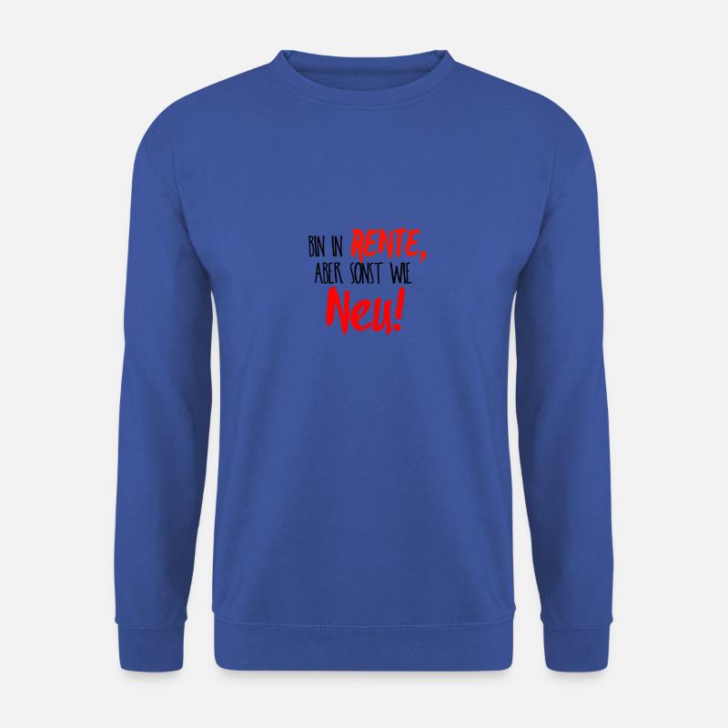Rente/Geschenk - Unisex Pullover - Royalblau