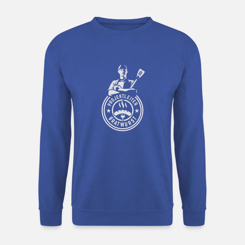 Projektleiter Bratwurst Grill Design - Unisex Pullover - Royalblau