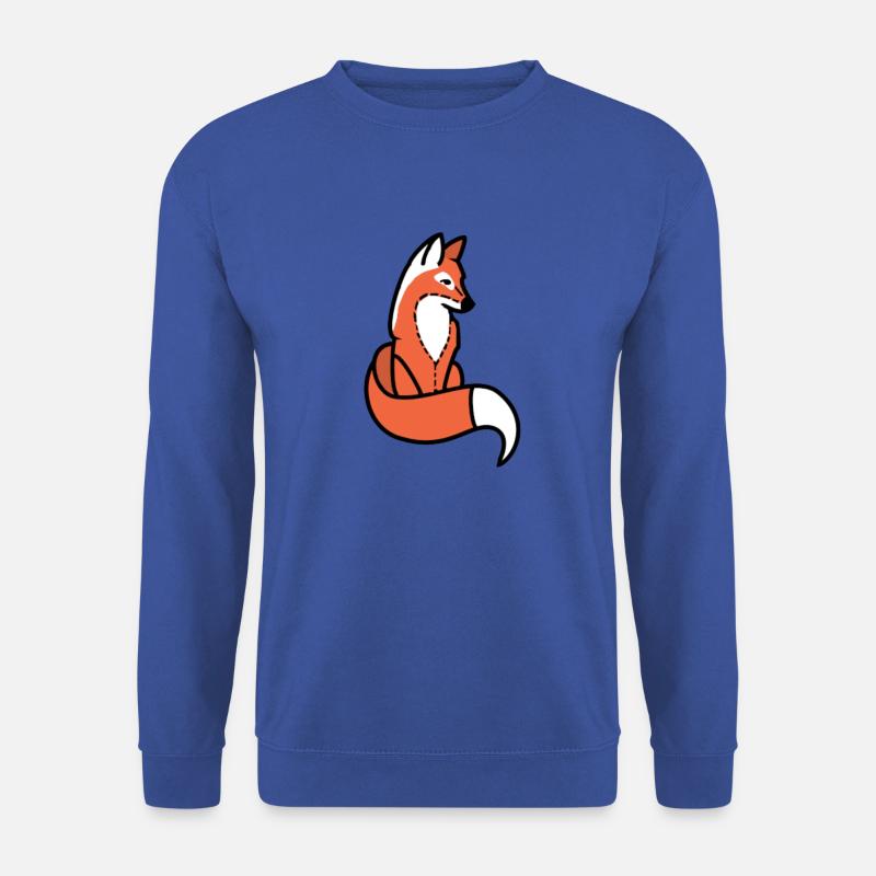 Fuchs - Unisex Pullover - Royalblau