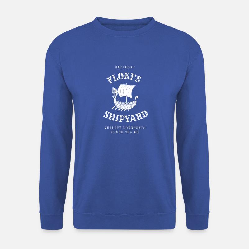 Floki Werft Kattegat weiß - Unisex Pullover - Royalblau