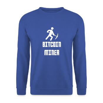 Bitcoin Trading Crypto Stocks - Sweat-shirt Unisexe - bleu royal - Devant - Alina (178cm) & Michal (187cm)