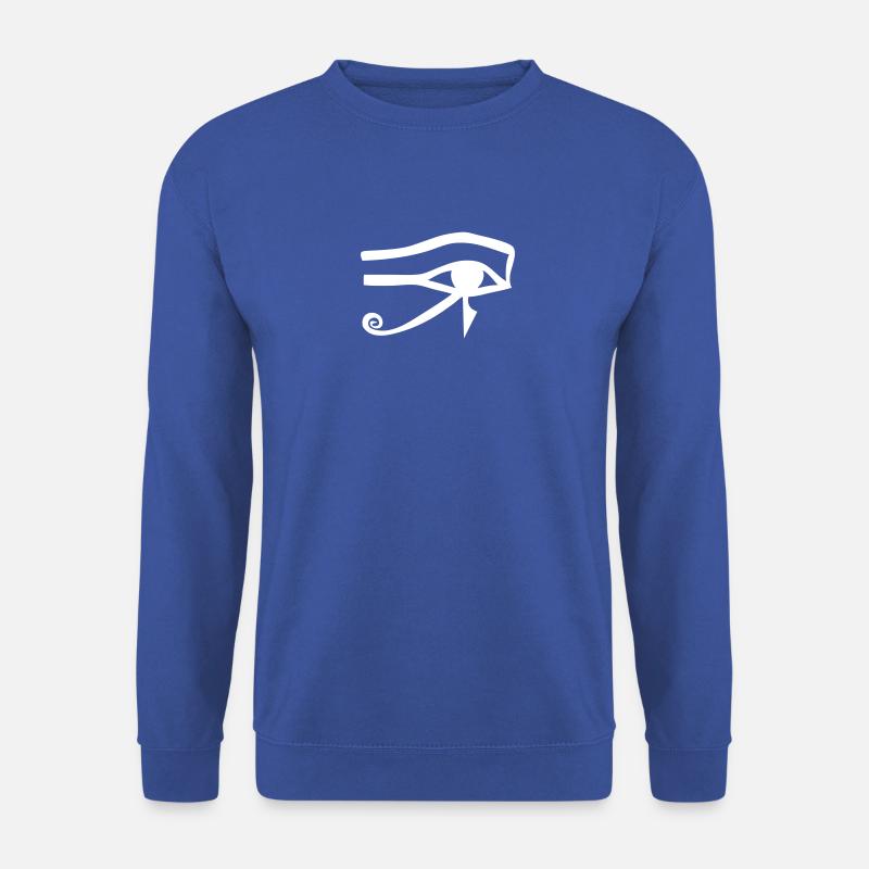 Auge des Horus - Horusauge - Unisex Pullover - Royalblau