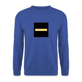 Dienstgrad Feuerwehrmann, Adjutant - Unisex Pullover - Royalblau - Vorne - Alina (178cm) & Michal (187cm)