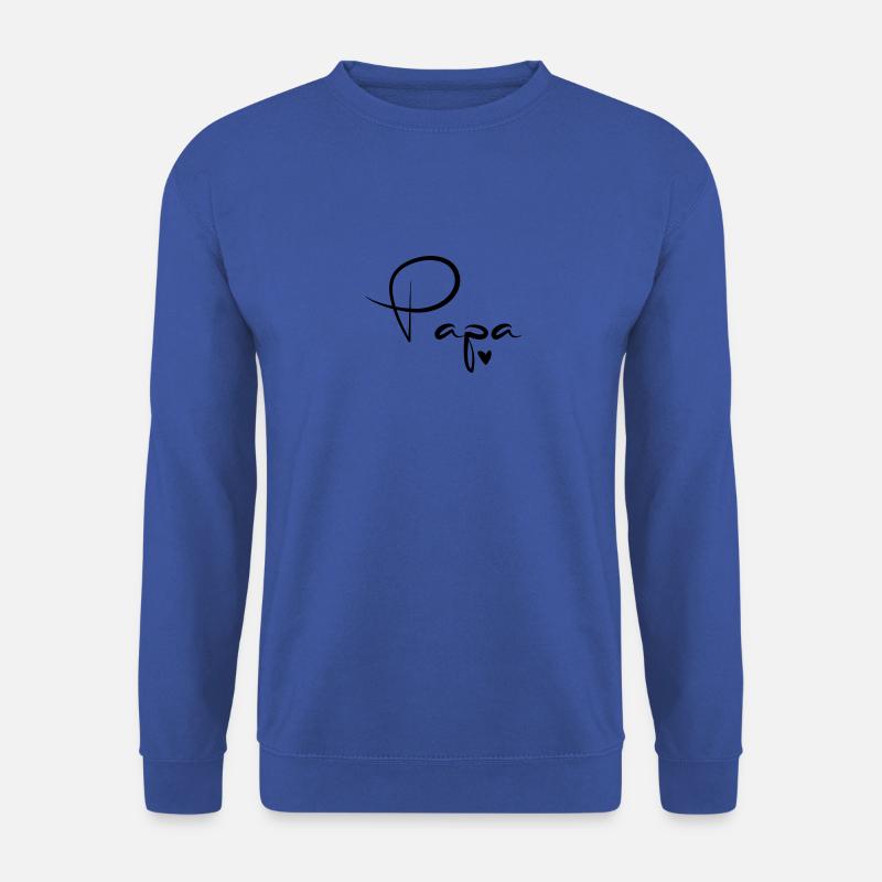 Papa - Unisex Pullover - Royalblau