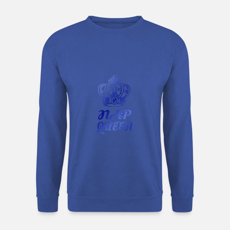nap queen faul lustig spruch - Unisex Pullover - Royalblau