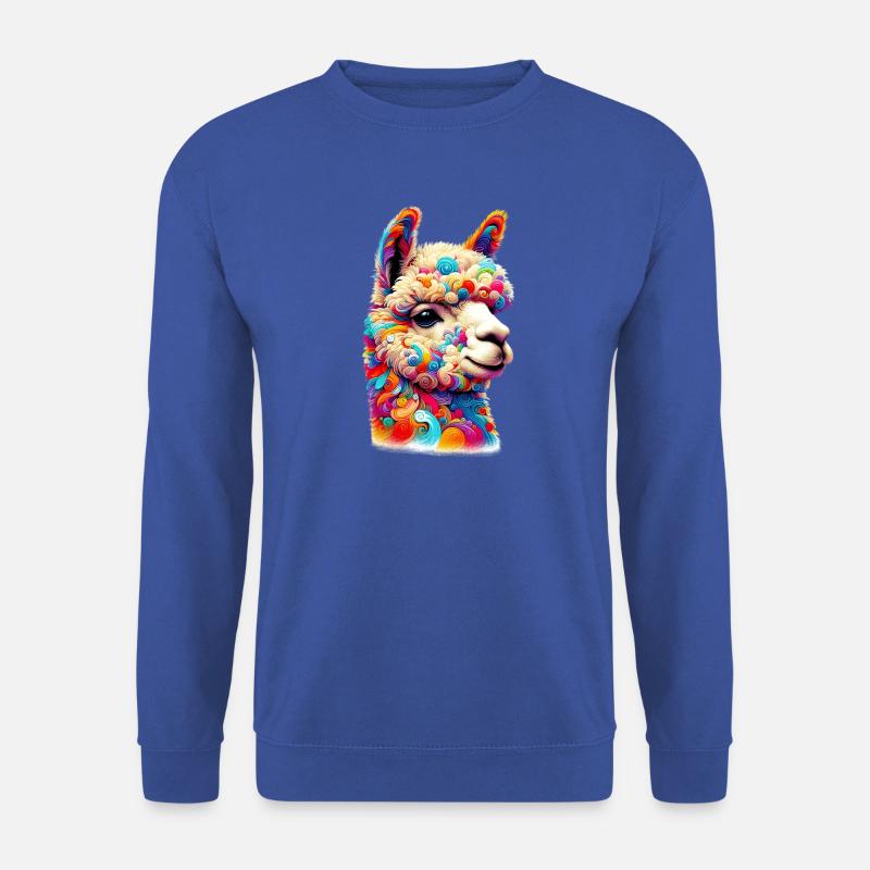 Alpaka - Unisex Pullover - Royalblau