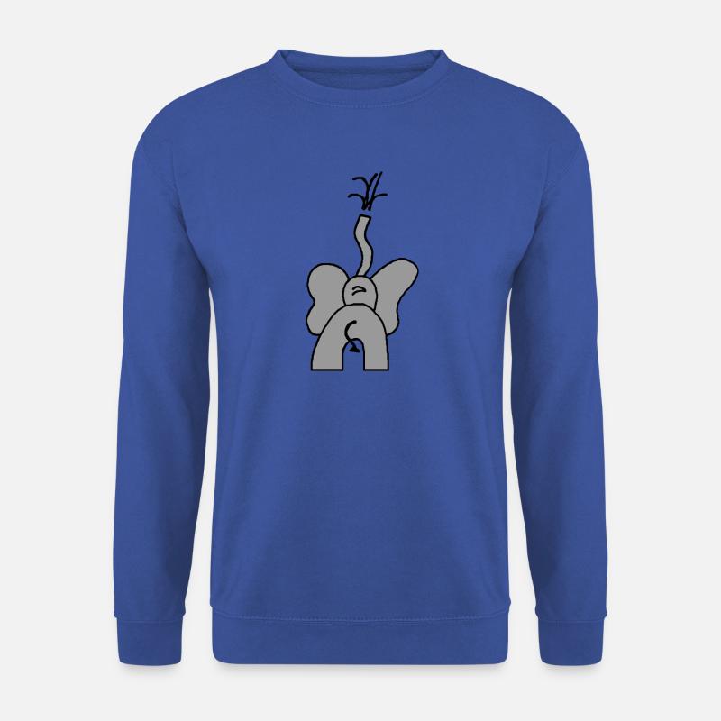 Elefant - Unisex Pullover - Royalblau