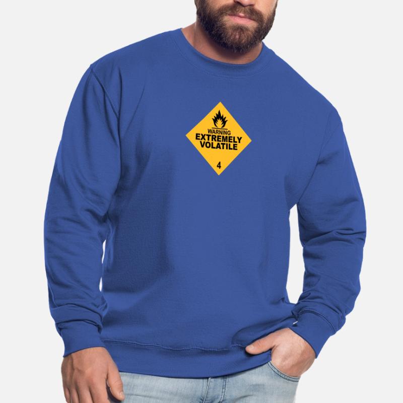 warning extremely volatile square II 2c Sweat-shirt Unisexe
