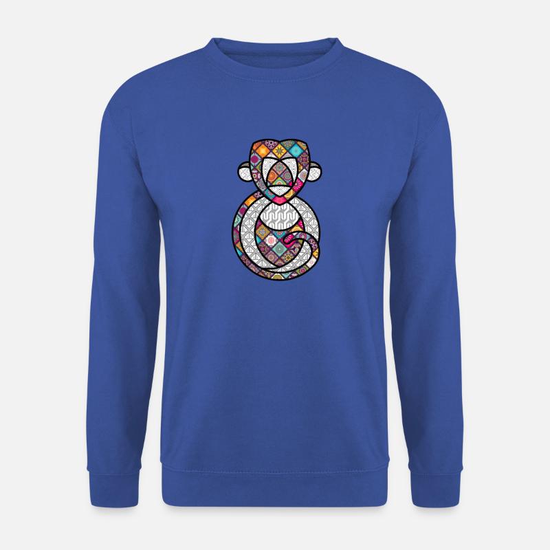 SINGE PSYCHEDELIQUE / THE PSYCHEDELIC MONKEY - Unisex Sweatshirt - royal blue